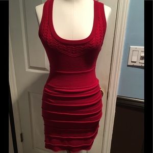 Marciano Red sweater dress